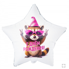  К 18" РУС ДР Енот в колпаке